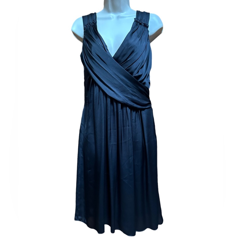 Marc New York Black Silk Cocktail Dress size 6